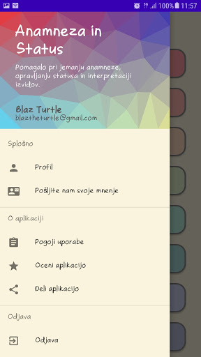Anamneza & Status Screen 2