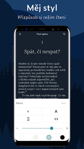 Palmknihy: čtení, poslech Screen 3