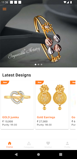 KJ Jewellers Screen 3