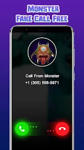 Monster Fun Call: Prank & Chat