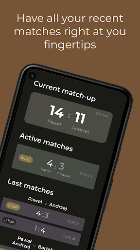 Android application MatchUp screenshort