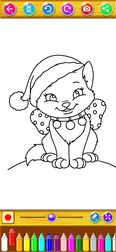 Coloring Cat Funny Kitty Screen 3