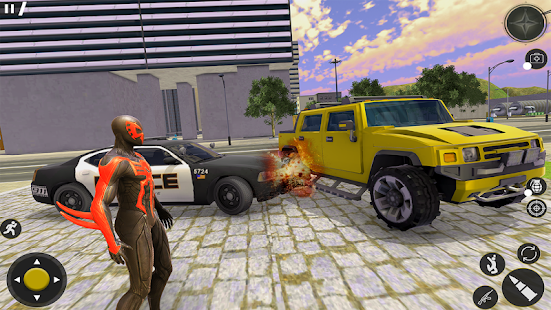 Spider Rope Hero Gangster: Crime City Simulator 3D screenshots 1