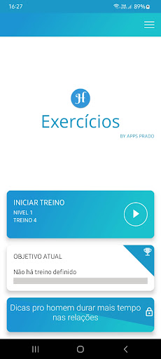 Android application Exercício de kegel pro homem screenshort