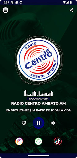 Android application Radio Centro AM screenshort