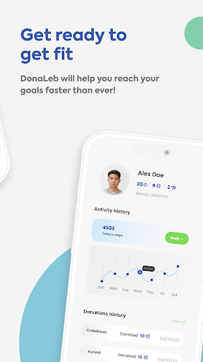 DonaLeb: Move. Thrive. Repeat. Screen 3