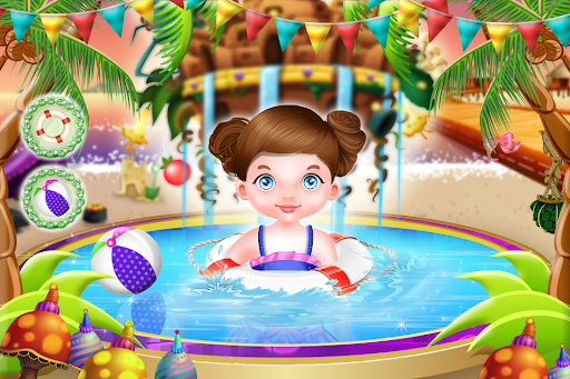 Android application Crazy Toddlers Swim Pool Party screenshort