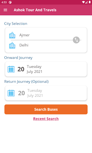 Ashok Tour And Travels Screen 2