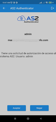 AS2 Authenticator Screen 3