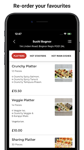 Sushi Bognor Screen 2