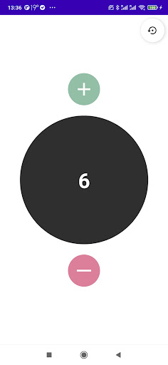 Android application Counter screenshort