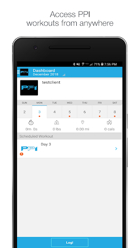 Android application Pulmonary Performance Inst. screenshort