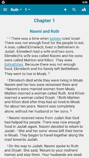 Ruth – EasyEnglish Bible Screen 2