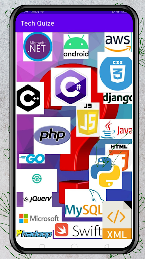 Android application Tech Quize screenshort