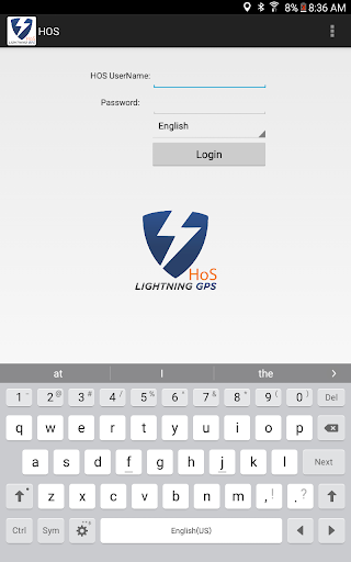 Android application Lightning HOS screenshort