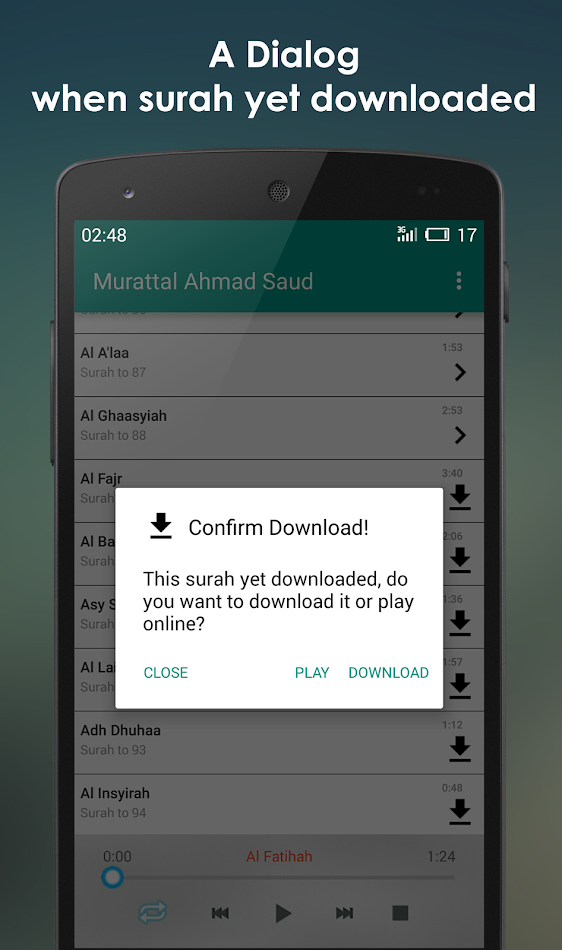 #3. Ahmad Saud Murattal (Android) 由: PT Dalfindo Cipta Karya