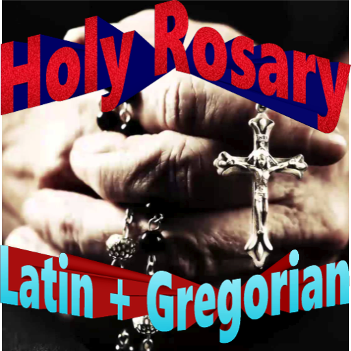 Latin Rosary + Gregorian Chant logo