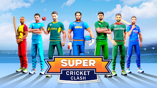 Android application Super Cricket Clash: WCC Games screenshort