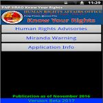 Cover Image of Download Philippine National Police Know Your Rights beta 5 APK