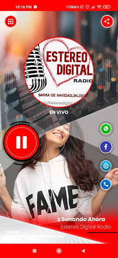 Estereo Digital Radio Screen 2