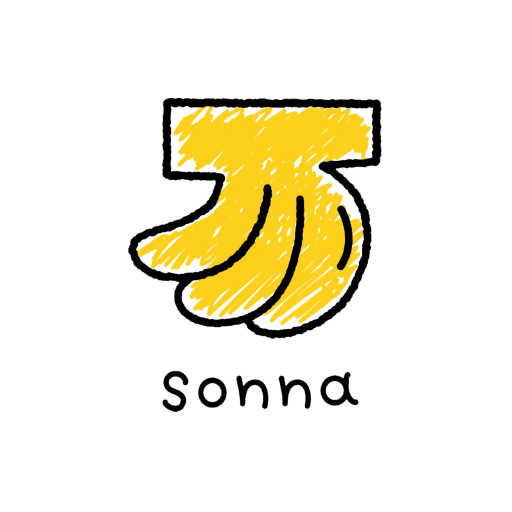 バナナジュース専門店 sonna banana logo