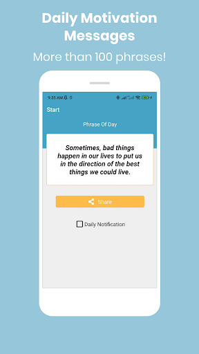 Android application Daily Motivation Message screenshort