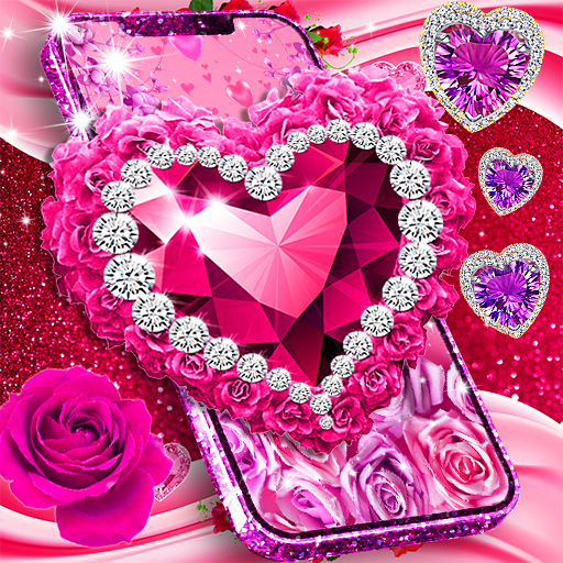Diamond rose glitter wallpaper - Ứng dụng trên Google Play