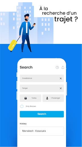 Android application WeGoCar: Covoiturage Maroc screenshort