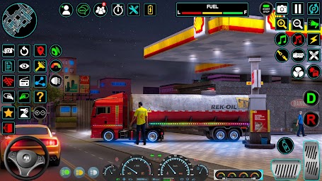 Real City Cargo Truck Driving