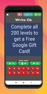 Play and Earn Google Gift Card