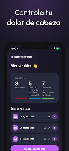 Vista previa de la aplicación