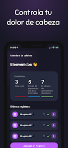 Captura de Pantalla 1 Calendario de Cefaleas - Diari android
