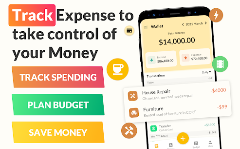 Free Money Tracker  Expense Tracker, Wallet, Budget App Apk Download 1