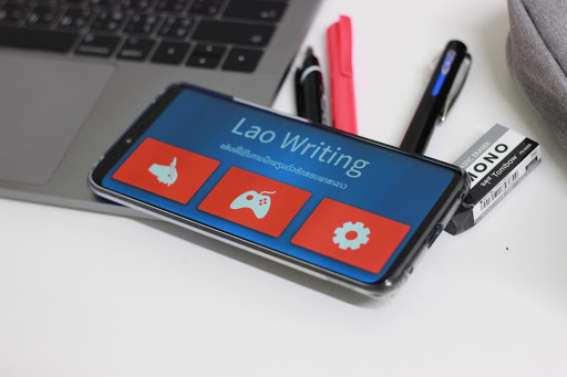 Android application Lao Writing screenshort