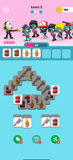Tile Zombie Match Screen 3
