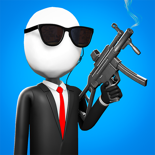 Stickman Agent action game sim logo