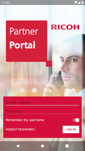 Android application Partner Portal screenshort