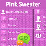 GO SMS Pink Sweater icon