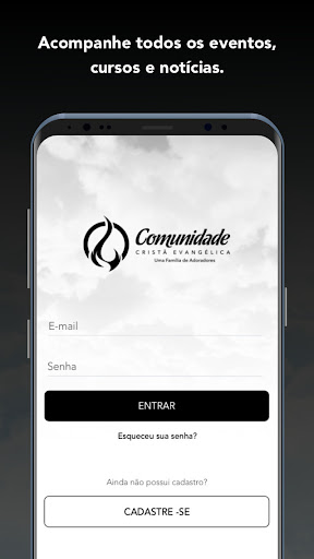 Android application COMUNIDADE CCE screenshort