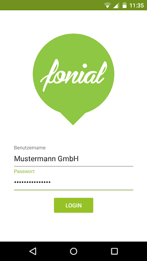 Android application fonial fax screenshort