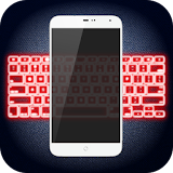 Hologram keyboard simulator icon