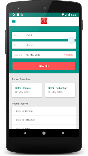 Travel Point Screen 2