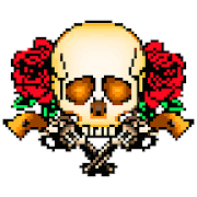 Tattoo Color by Number: Pixel Art,Sandbox Coloring