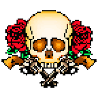 Tattoo Color by Number: Pixel Art,Sandbox Coloring