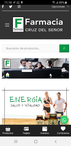 Android application Farmacia Cruz del Señor screenshort