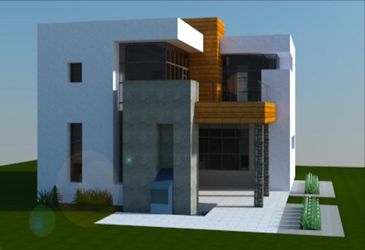 Map Modern House For Minecraft