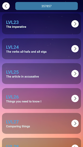 Android application Label Icelandic - Full course screenshort