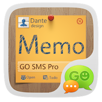 GO SMS Pro  Z Memo Theme EX