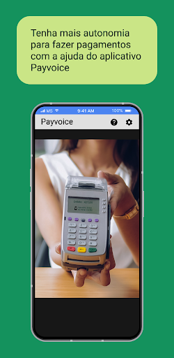Android application Payvoice screenshort