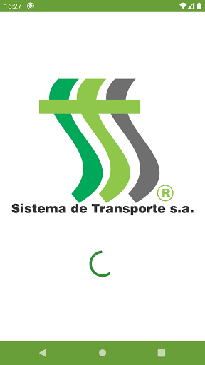 Android application Sistema de Transporte (STS) screenshort